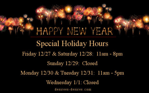 Special New Year’s Hours