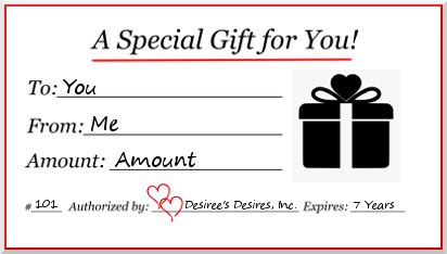 Gift Certificates Available