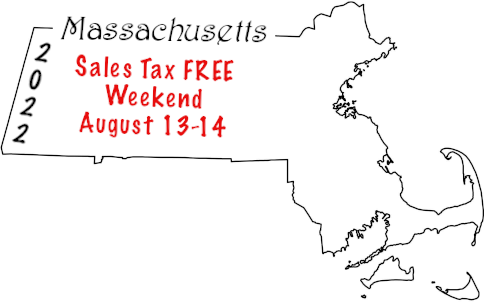 Sales Tax Free Aug 13 & 14